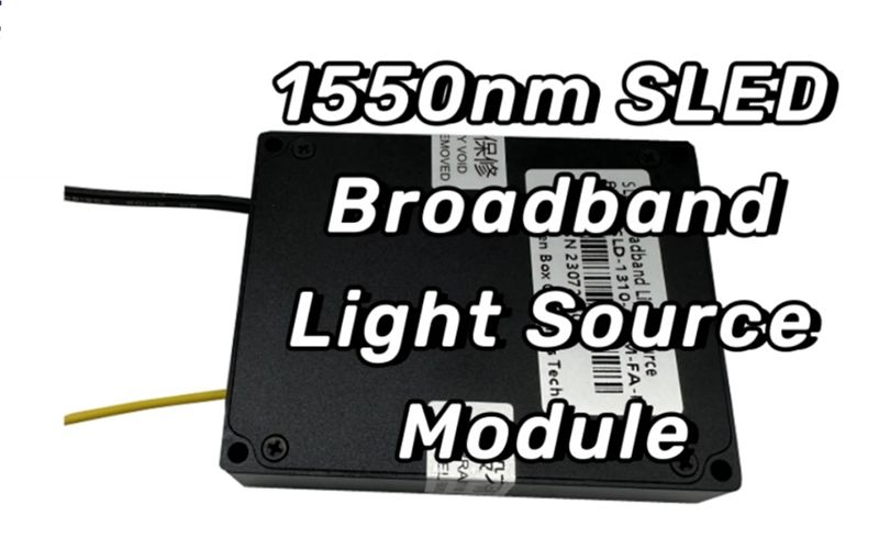 1550nm SLED وحدة مصدر الضوء ذات النطاق العريض